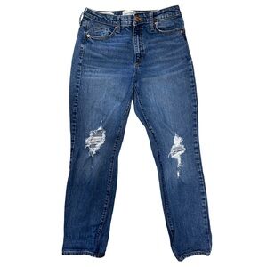 Universal Thread High-Rise Straight Distressed Jeans - 8/29R